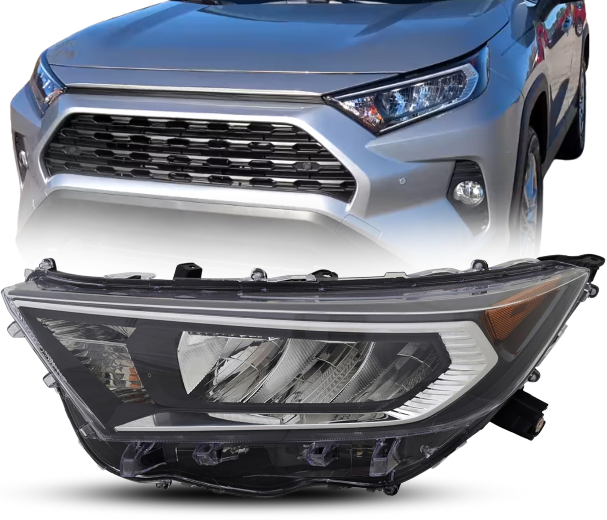 Amazon.com: Replacement For Toyota RAV4 2019 2020 2021 Headlight
